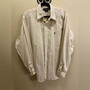 Ralph Lauren Men's Beige Button Down Shirt